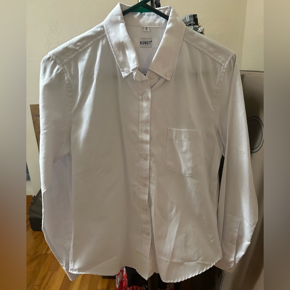 White button down shirt